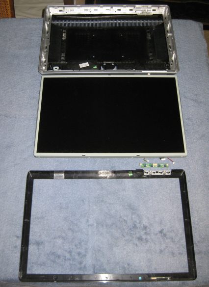disassemble HP w1907 monitor